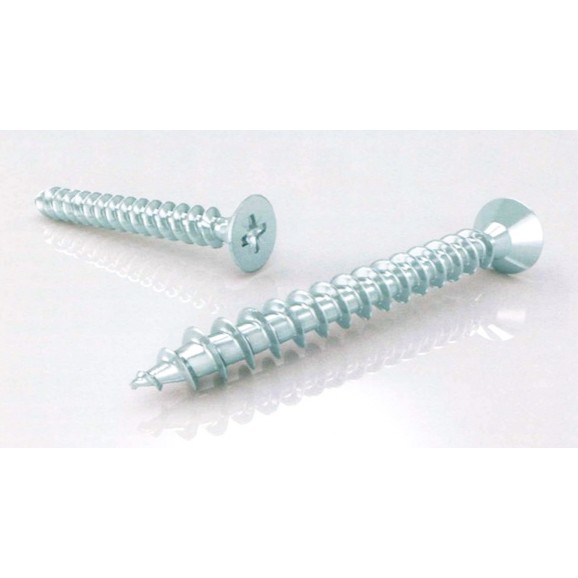 Vite truciolare tsp pz2 4x40 zin. bianco (500 pz)