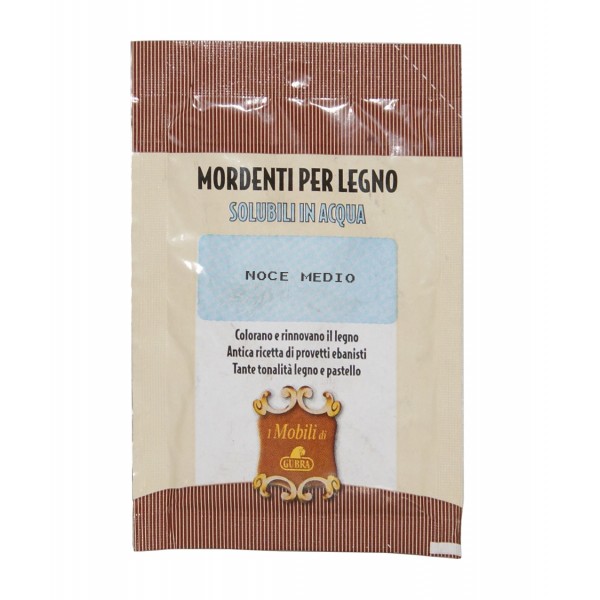 Mordente acqua 7,5 gr in busta noce medio