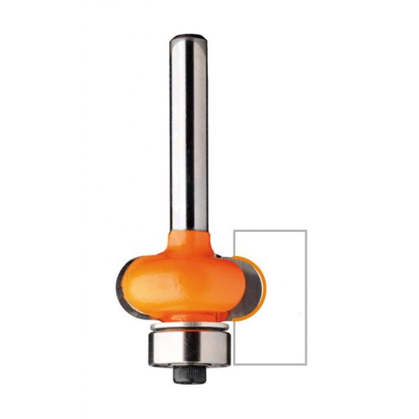 Fresa mezzo tondo z2 d=19,05 r=3,2 s=6 l=6,4/57 mm