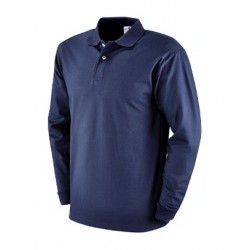 Maglietta polo manica lunga blu tg.s