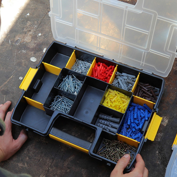 Organizer 14 scomparti 37,5x6,7x29,2 cm Stanley Sort Master Junior 1-97-483