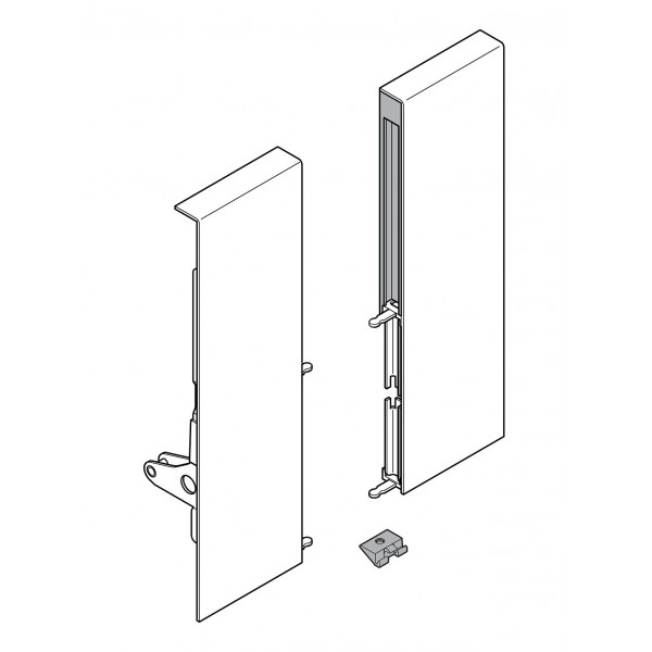 Attacco fr.cassettone int. dx+sx bianco