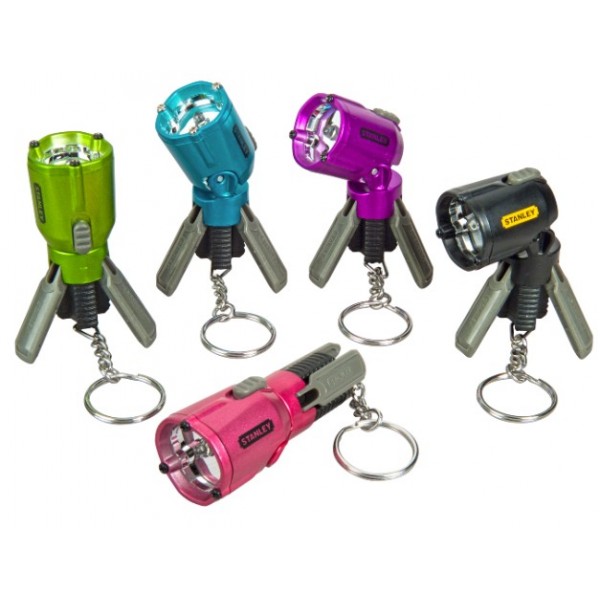 Torcia portachiavi con treppiedi colori assortiti stanley