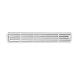 Griglia rettangolare 203x35 color bianco