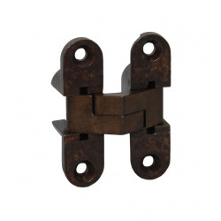 Cerniera invisibile per mobile 50x14mm bronzato