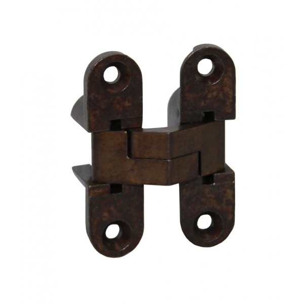 Cerniera invisibile per mobile 50x14mm bronzato