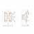 Cerniera invisibile per mobile 50x14mm bronzato