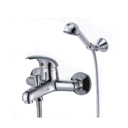 Gruppo vasca h 27 c/doccia duplex cromato