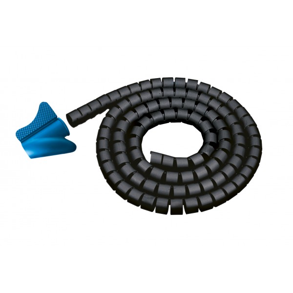 2m guaina spiralata ø 25mm completa di pinza-guida