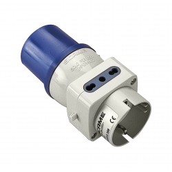 Adattatore triplo 200÷250v~ con sp. iec309 16a 2p+