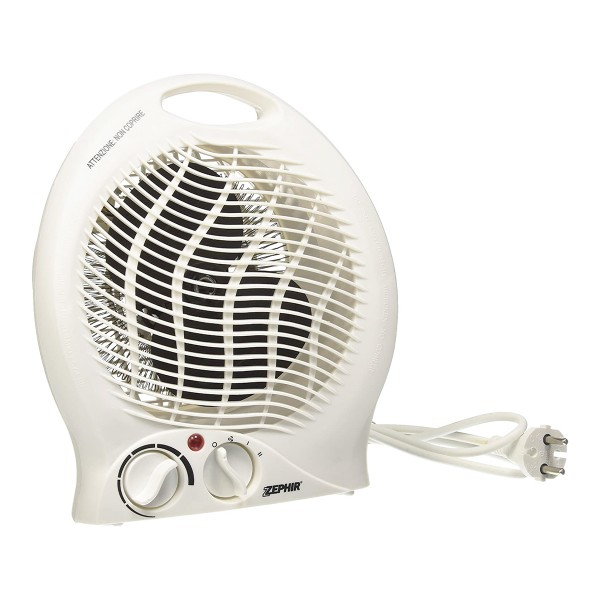 Stufa elettrica bianca 2000W zephir ZTRM1