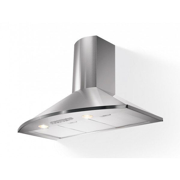 Cappa tender a parete 405 m3 90 cm inox