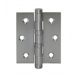 Cerniera a libro c/cuscin. 76x76 ott. cromo satin.