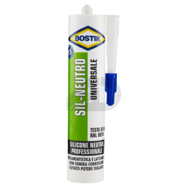 Silicone universale Bostik D2663 cartuccia 300 ml marrone