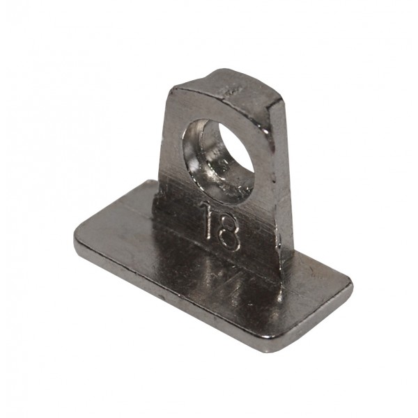 Staffa montaggi reggipensile int.mm.9 sp.18 nichel