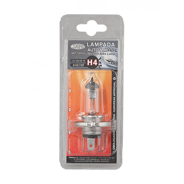 Lampada h4 12v 60/55w p43t 1pz