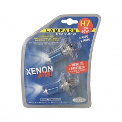 Lampade h7 effetto xenon 12v 55w 2pz