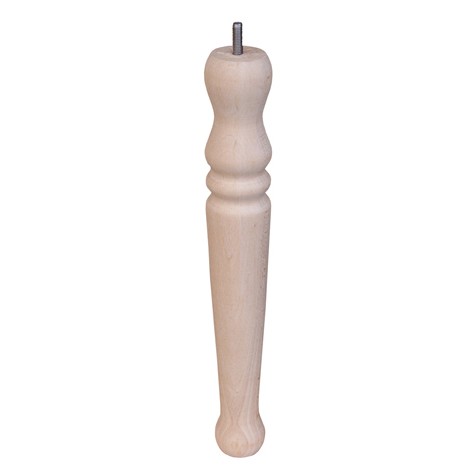 Piedino faggio grezzo antonino cm.35+perno