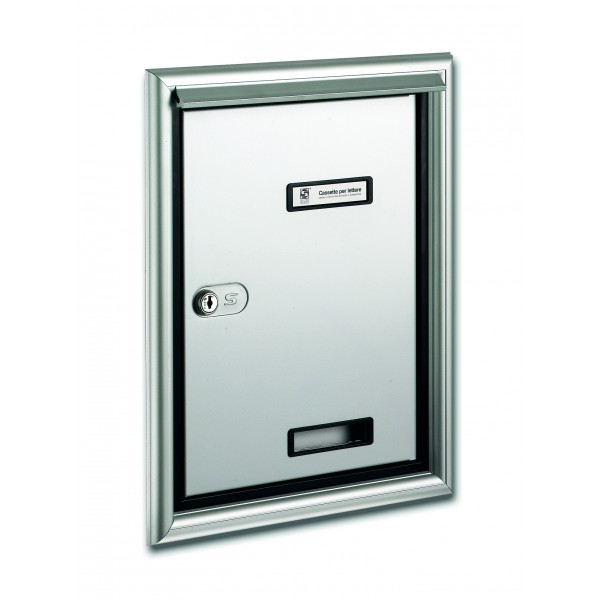 Porta completa di cornice coprifug.silver