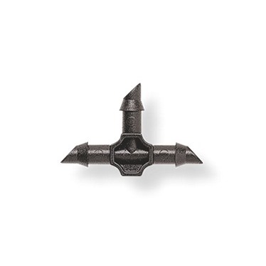 Raccordo innesto a t per tubi mm 4x6 in 10 pz