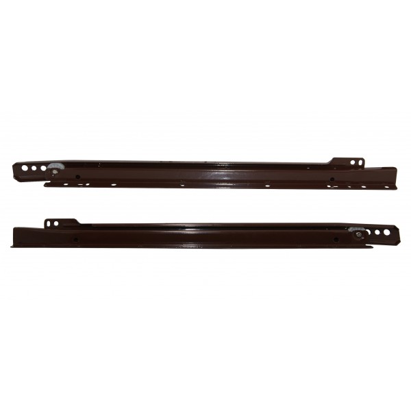 Coppia guide per cassetto cm. 50 marrone