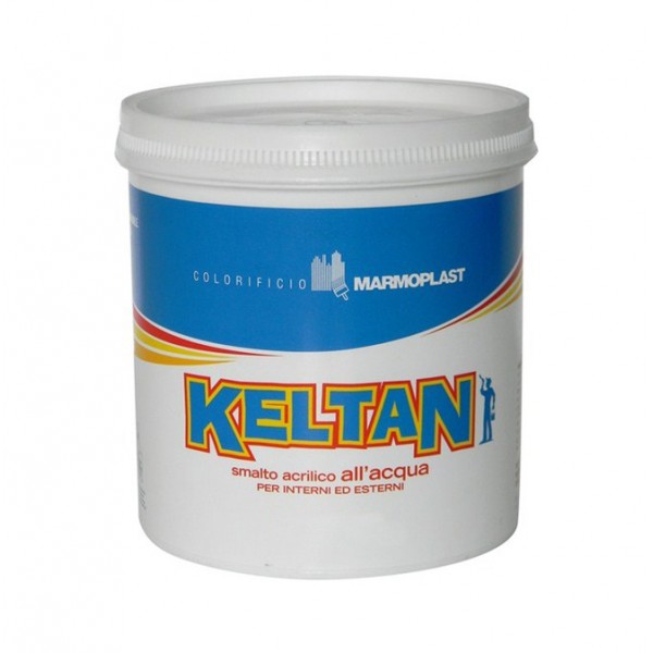 SMALTO ACRILICO ALL&#039;ACQUA LAVABILE BIANCO SATINATO 0,75 L KELTAN
