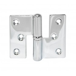 Cerniera pomella bq 50x65 ott. cromo lucido dx