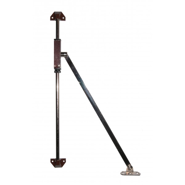 Asta snodata a frenata regolabile 30 cm marrone