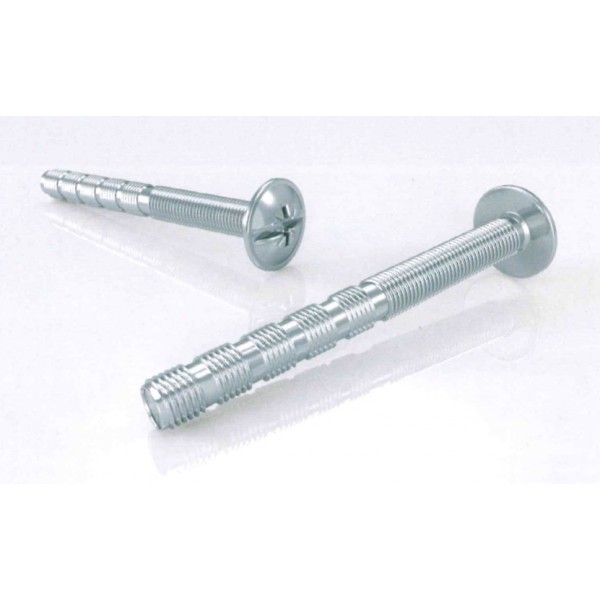 Vite a tagliare tbl pz2 m4x45 zin. bianco (500 pz)