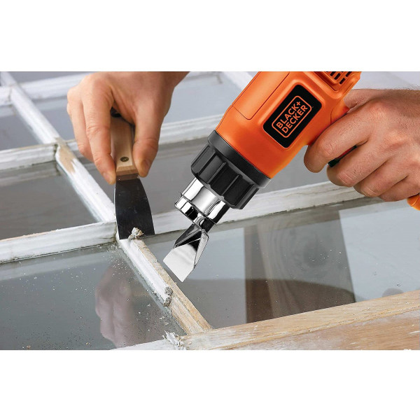 Pistola termica per sverniciare Black+Decker KX1650-QS 1750W fino a 600 gradi