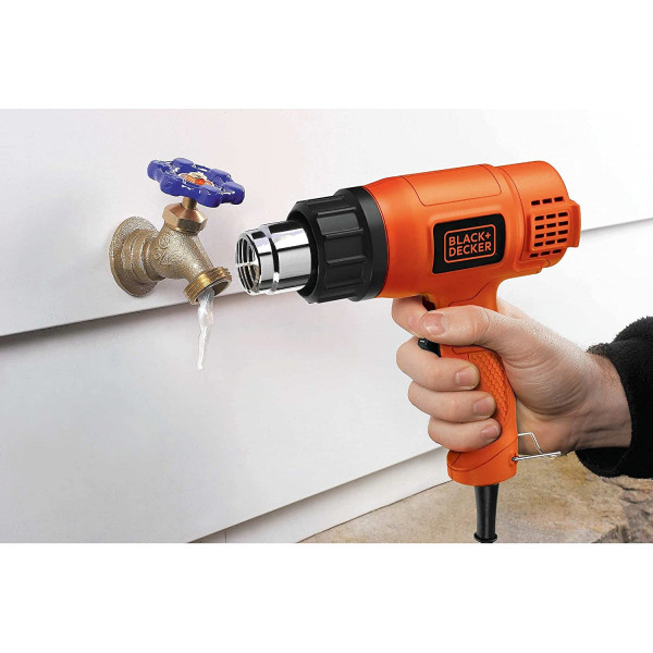 Pistola termica per sverniciare Black+Decker KX1650-QS 1750W fino a 600 gradi