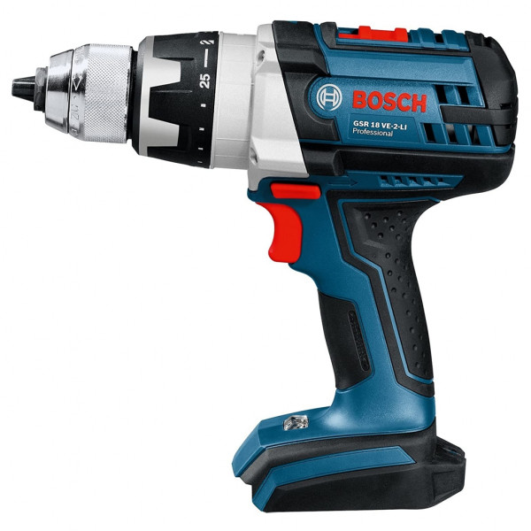 Trapano avvitatore professionale Bosch GSR 18 VE-2-LI potenza 18V