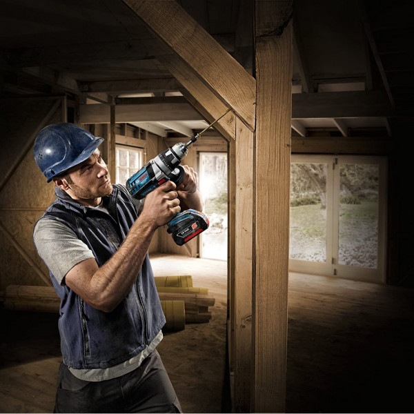 Trapano avvitatore professionale Bosch GSR 18 VE-2-LI potenza 18V