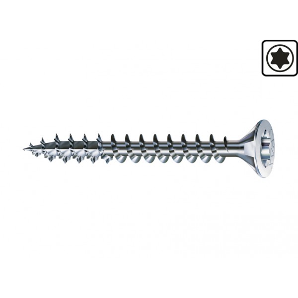 Spax - vite truciolare tsp tx20 4x20 zinc. bianco