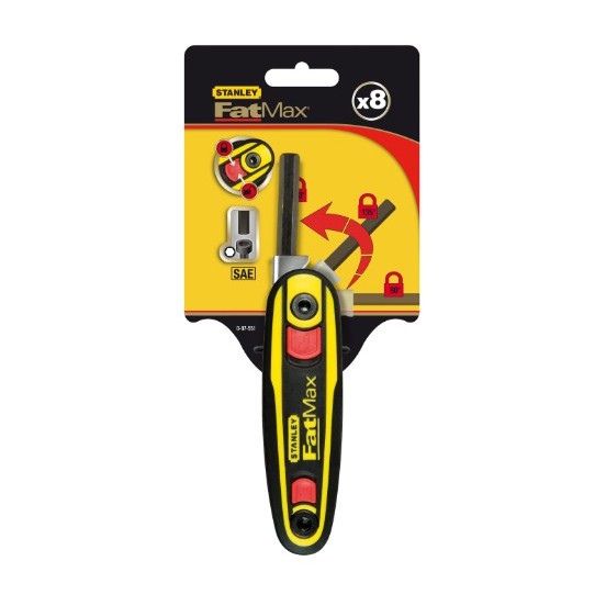 Set 8 chiavi esag fat max con blocco