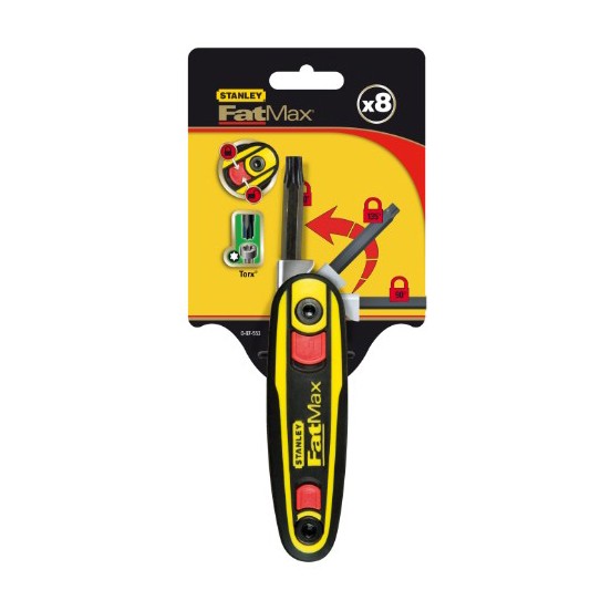 Set 8 chiavi torx fat max con blocco