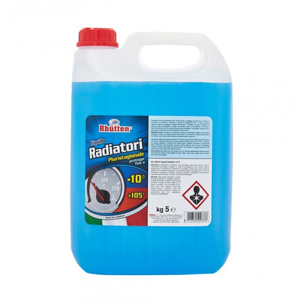 Liquido radiatori auto blu 5 kg antigelo - 10°c rhutten