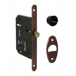 Serratura yale s/scivola tre bronz. rev. e.50