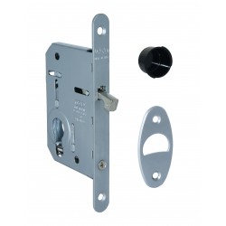 Serratura yale s/scivola tre cromo op. rev. e.50