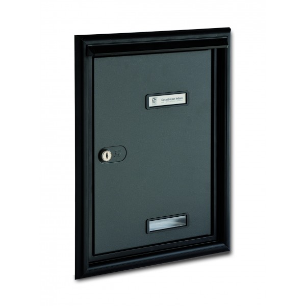 Porta compl.di corn/coprifug.grigio ferro
