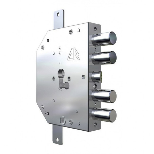 Serratura di sicurezza CR 215528DXPENCO ad applicare triplice cilindro europeo per porte blindate