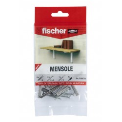 Kit mensole tasselli + punta + inserto (8 pz)