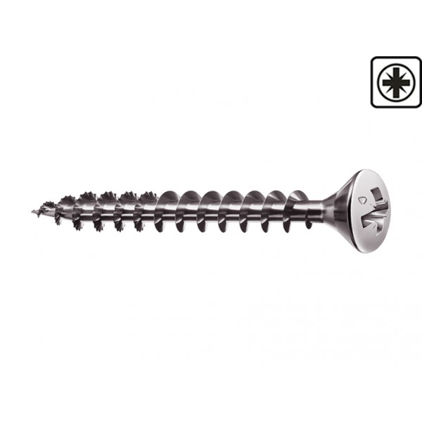 Spax - vite truciolare tgs pz2 3,5x25 nichelato