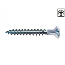 Spax - vite truciol. tsp for. pz2 4,5x50 z. bianco