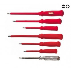 Cacciaviti ricoperti tg. 4-6 mm ph 0-2 mm (7 pz)