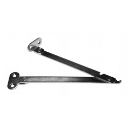 Asta snodata 2222 c/fermo 20 cm dx nichel
