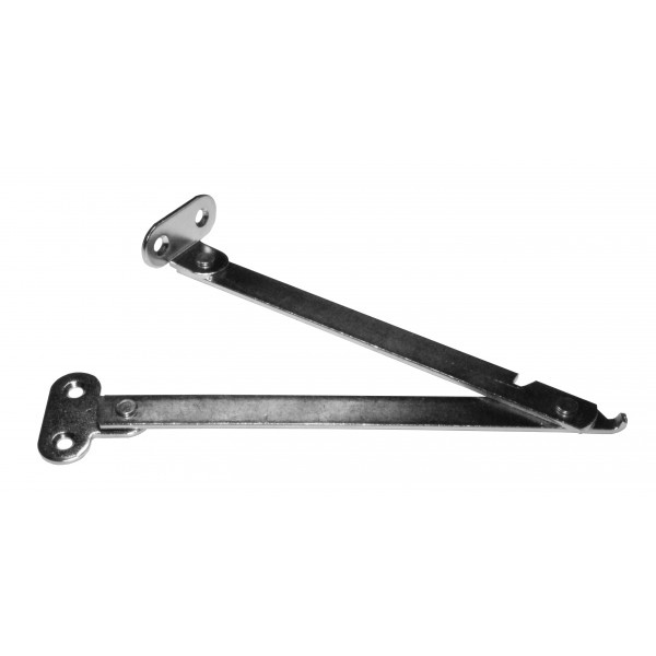 Asta snodata 2222 c/fermo 20 cm dx nichel