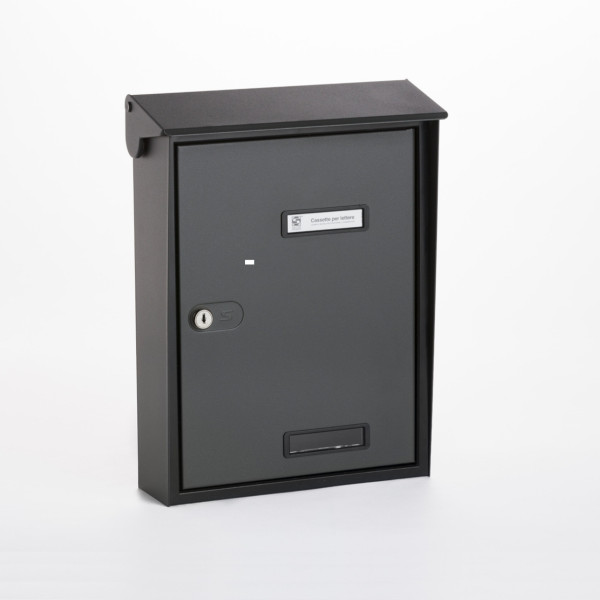 Cassetta postale grigio ferro formato rivista modello S 90 Silmec