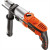 Trapano a percussione 910w 2 velocità black &amp; decker kr911k-qs + valigetta