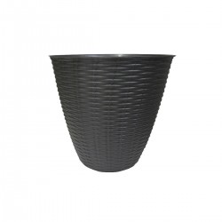 Portavaso Bama Paglia colore antracite diametro 14 cm